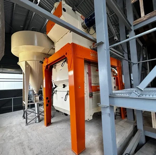In one of the Baltic countries, the Horizont K-400 grain cleaning separator has been put into operation