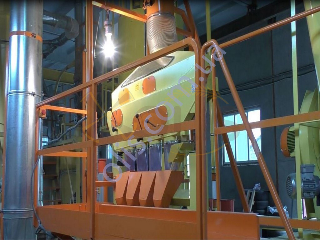 Installation of UOK-2 on the basis of OPTIMATIC K-15 grits mill