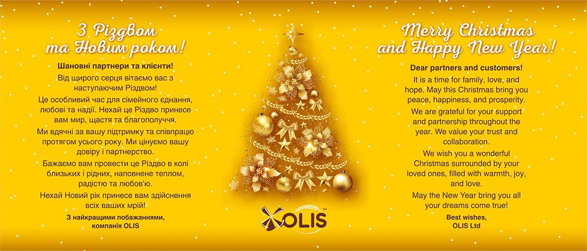 OLIS wishes you a happy New Year!