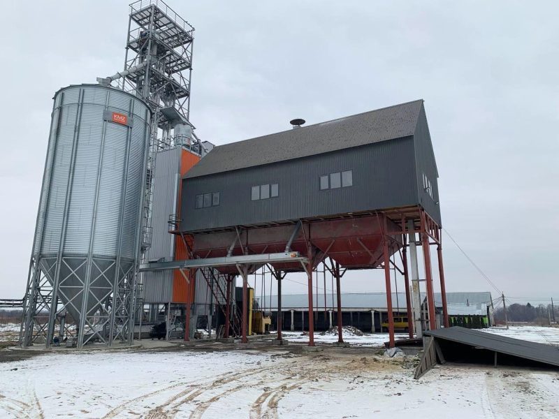 The grain cleaning complex based on the screen cleaner PSO-100 has been put into operation in the Volyn region!!!