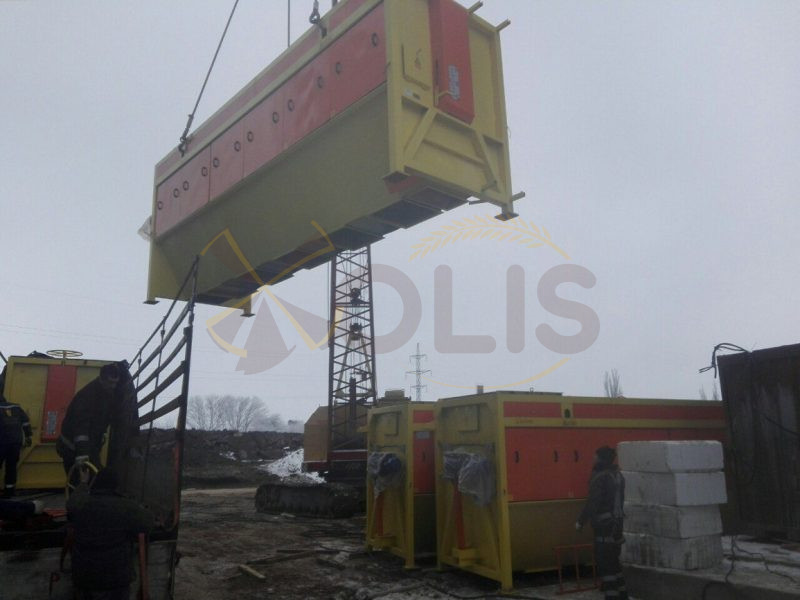 LUCH ZSO-200 separators are being installed at the First Cooperative Elevator in Dnepropetrovsk region
