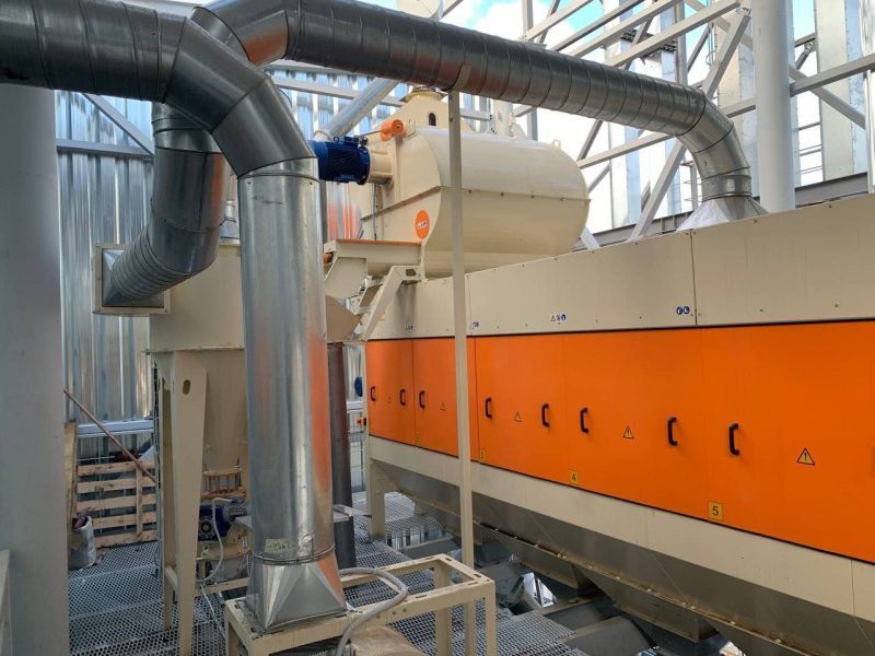 Separator LUCH ZSO-200A at the elevator complex in the Ternopil region
